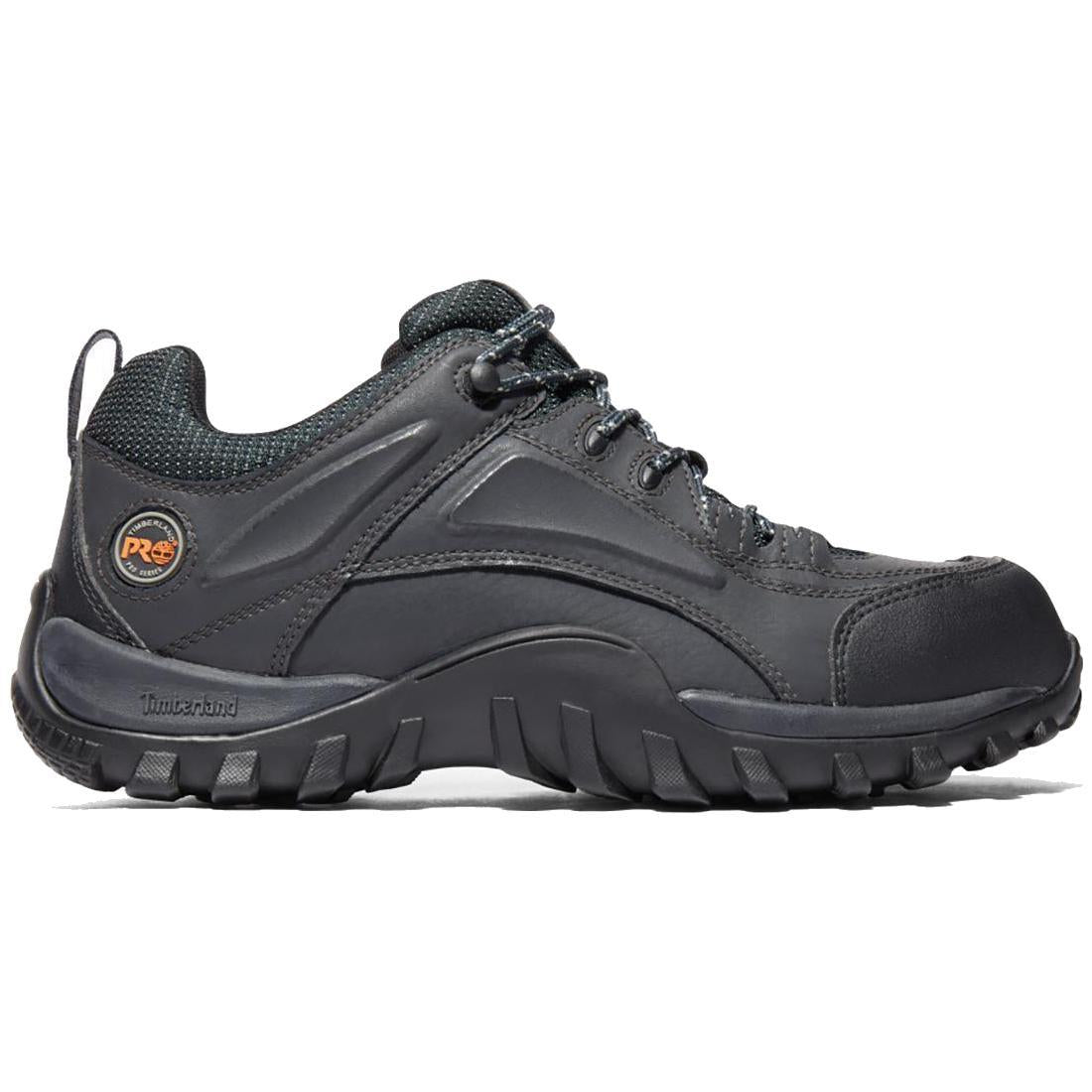 Timberland Pro Mudsill Steel-Toe Work Shoe Black Profile View