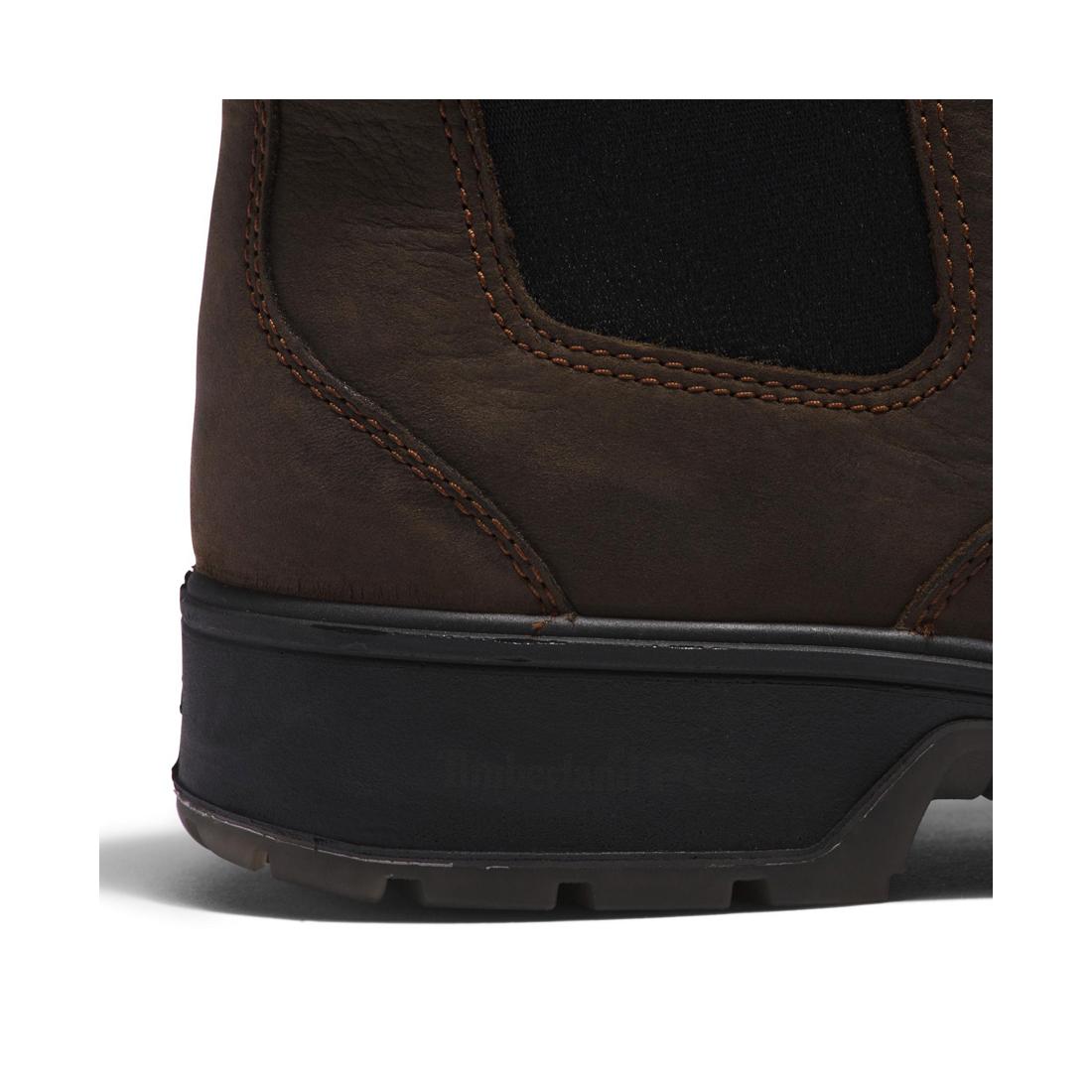 Timberland Pro Nashoba Soft Toe Chelsea Work Boot Brown View