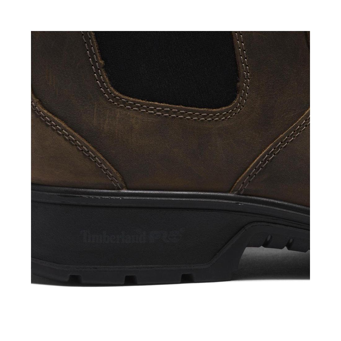 Timberland Pro Nashoba Composite-Toe Chelsea Work Boot Brown View
