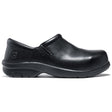 Timberland Pro Women's Newbury Alloy-Toe Slip-On Work Shoe Black Profile View