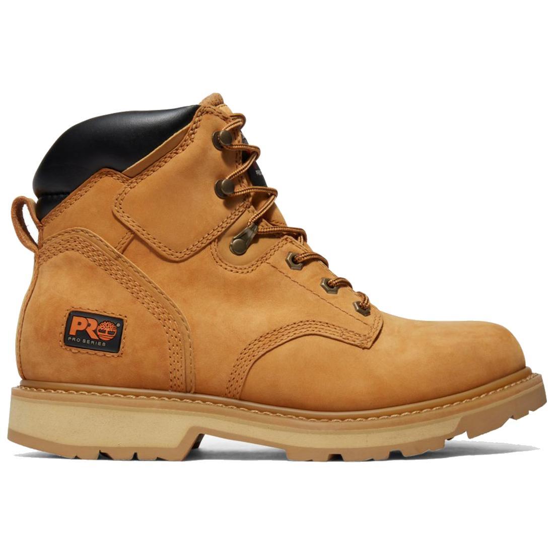 Timberland Pro Pit Boss 6 Inch Soft-Toe Boot Wheat Profile View