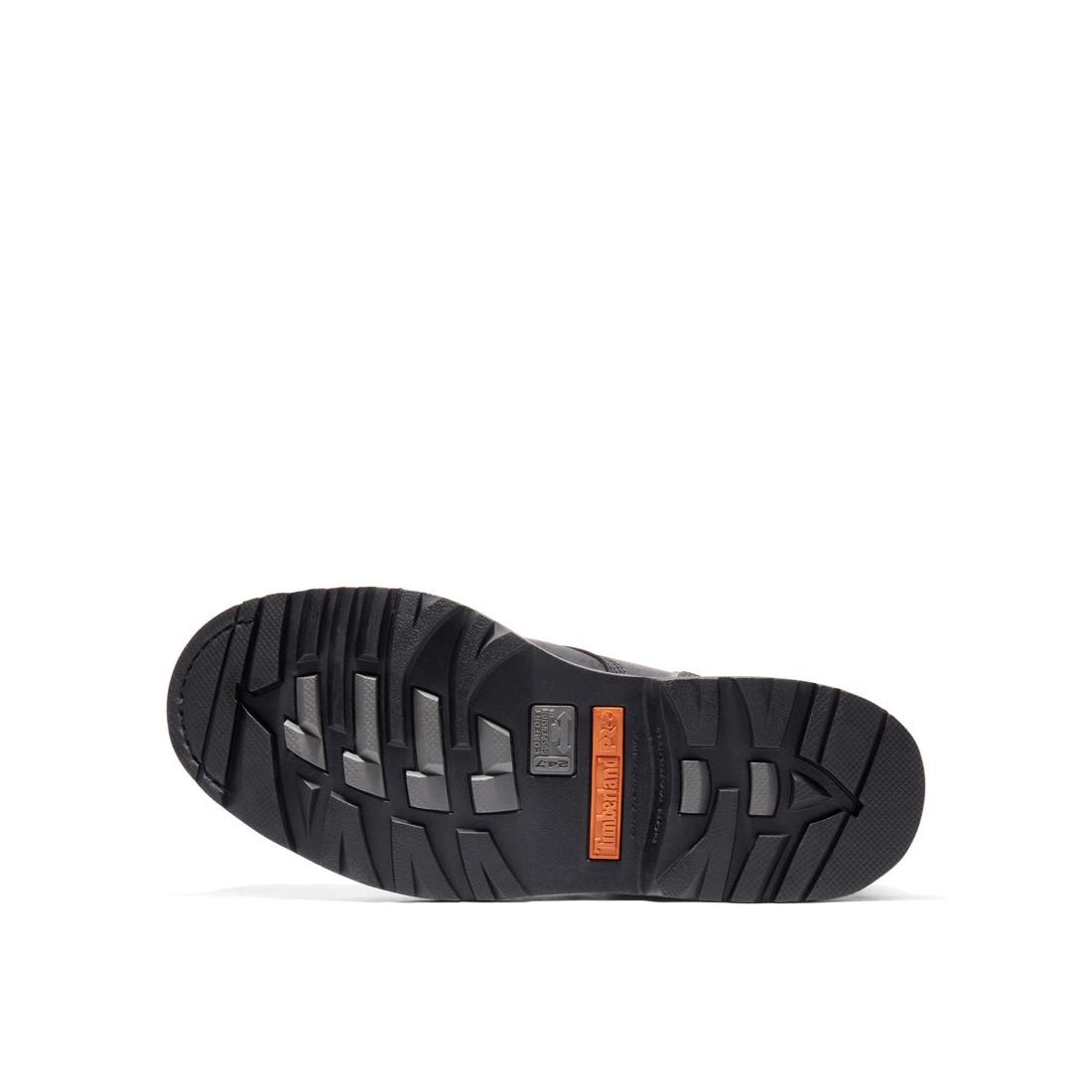 Timberland Pro Pit Boss 6 Inch Steel-Toe Work Boot Black Sole View