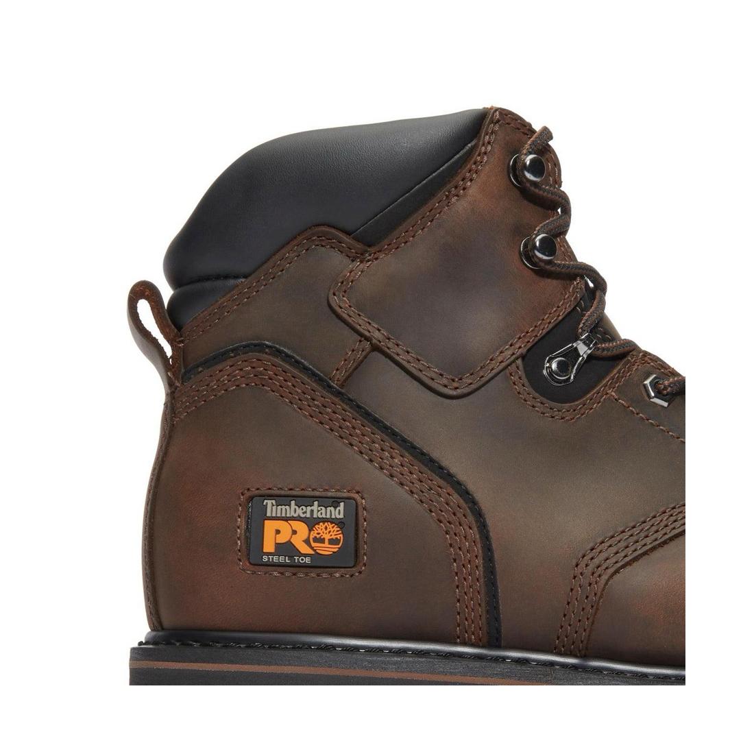 Timberland Pro Pit Boss 6 Inch Steel-Toe Work Boot Brown View