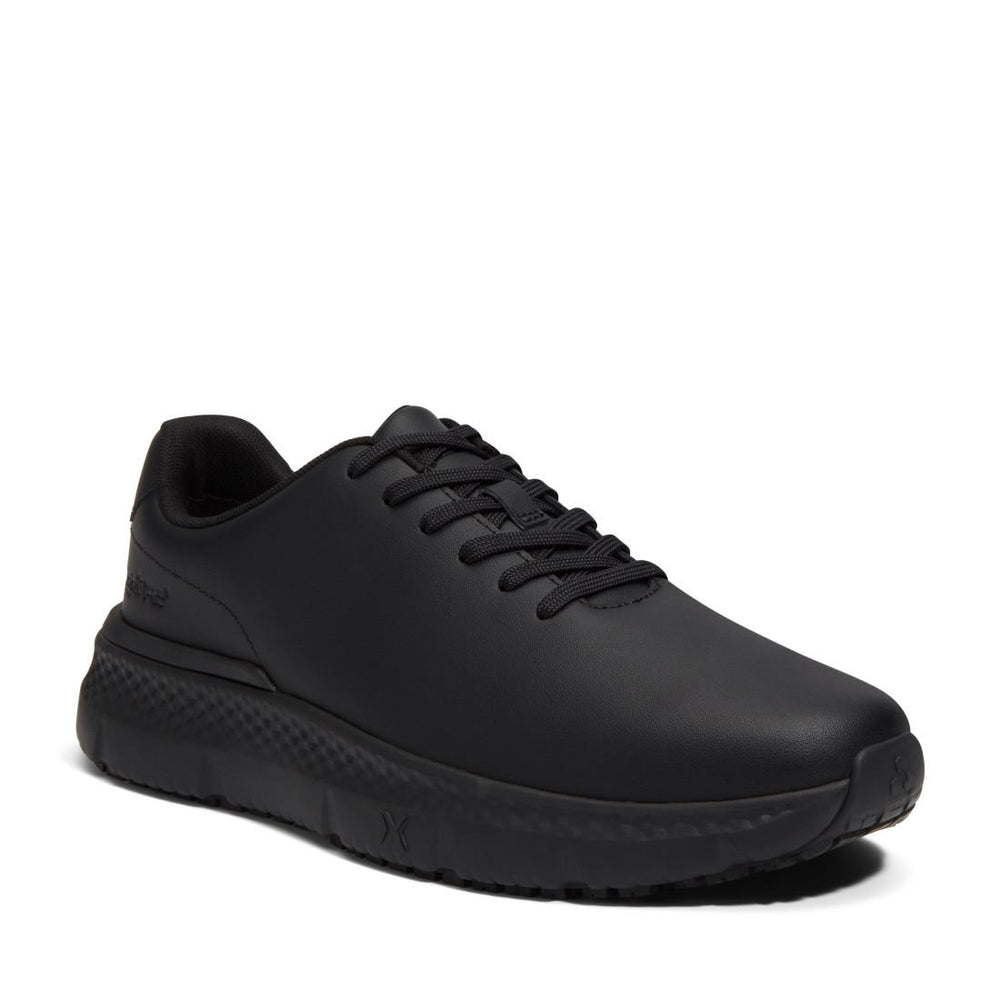 Timberland Pro Power Shift Slip Resistant Shoes – Black Leather Medial View
