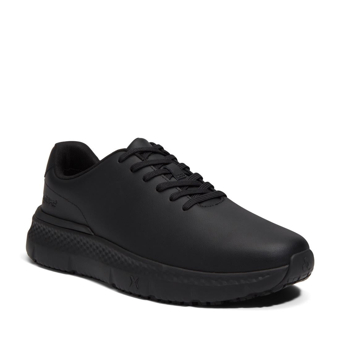 Timberland Pro Power Shift Slip Resistant Shoes – Black Leather Medial View