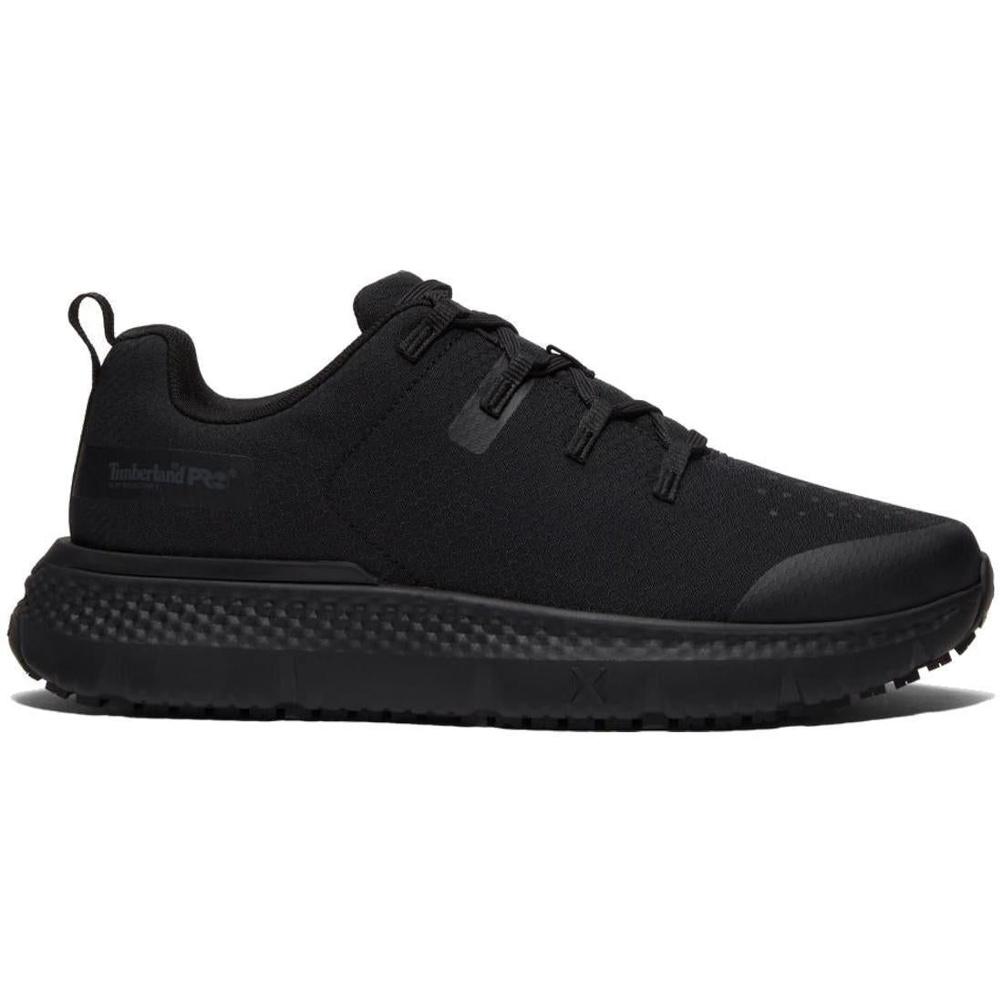 Timberland Pro Power Shift Slip Resistant Shoes – Black Ripstop Profile View