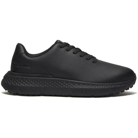 Timberland Pro Power Shift Women’s Slip Resistant Shoes – Black Leather Profile View