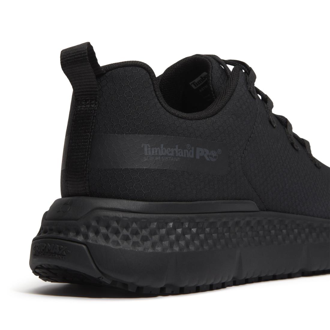 Timberland Pro Power Shift Women’s Slip Resistant Shoes – Black Ripstop Detail View