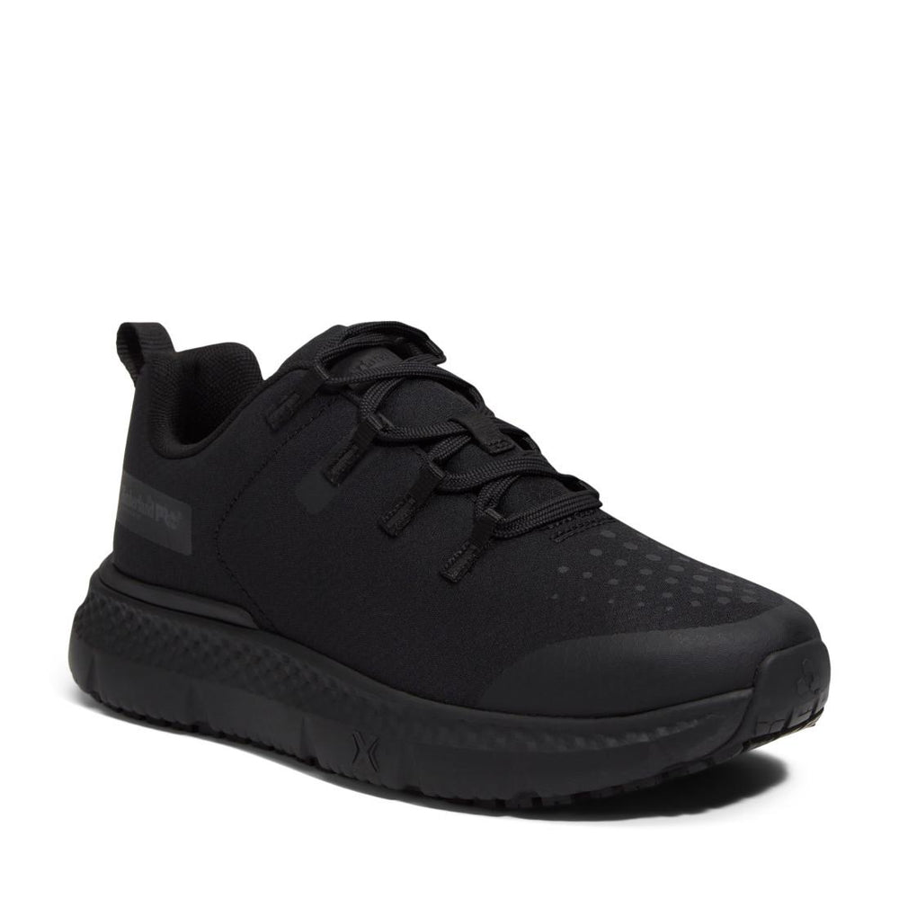 Timberland Pro Power Shift Women’s Slip Resistant Shoes – Black Ripstop Medial View