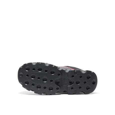 Timberland Pro Women's Powertrain Sport Alloy-Toe Work Shoe Black/Pink Sole View
