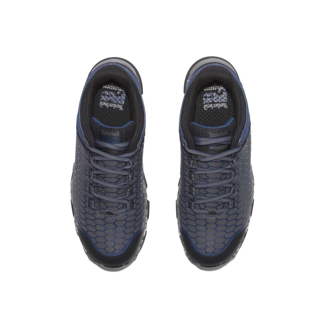 Timberland Pro Powertrain Sport Alloy-Toe Work Shoe Grey Front-upper View