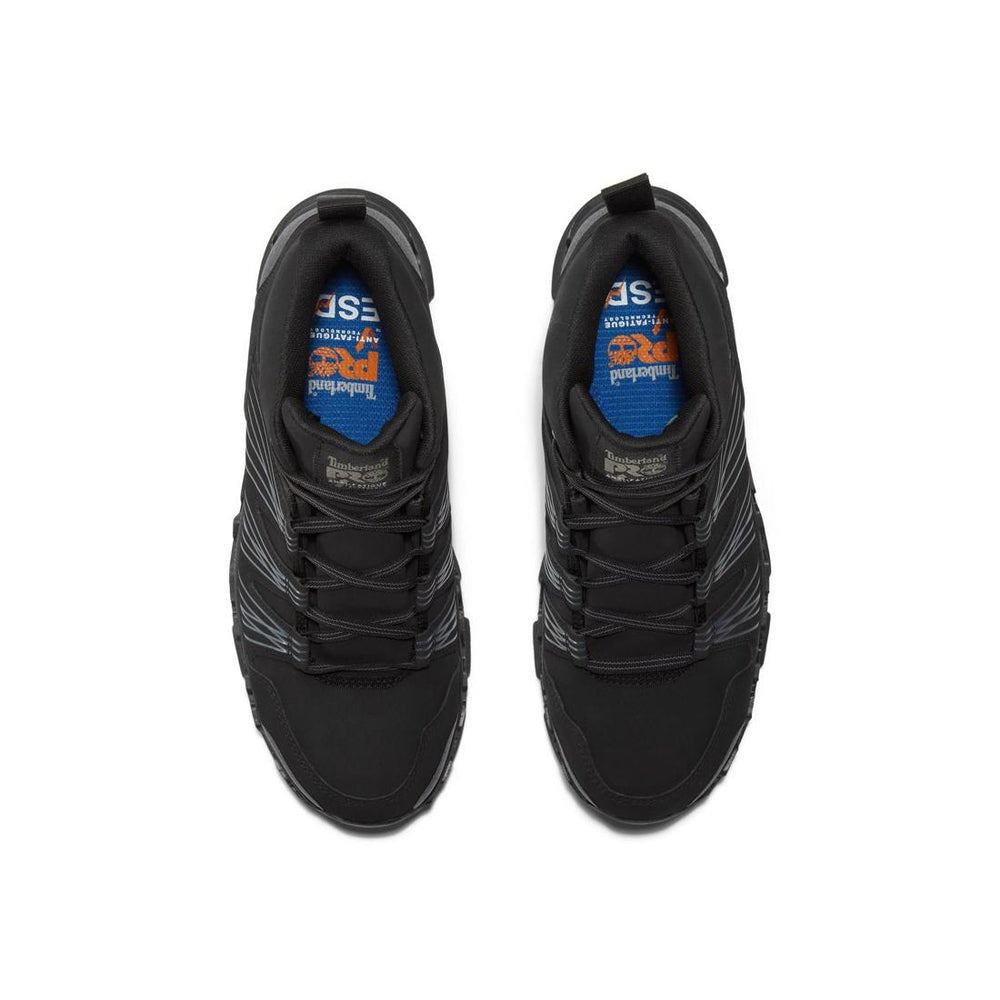 Timberland Pro Powertrain Alloy-Toe Work Boot Black Front-upper View