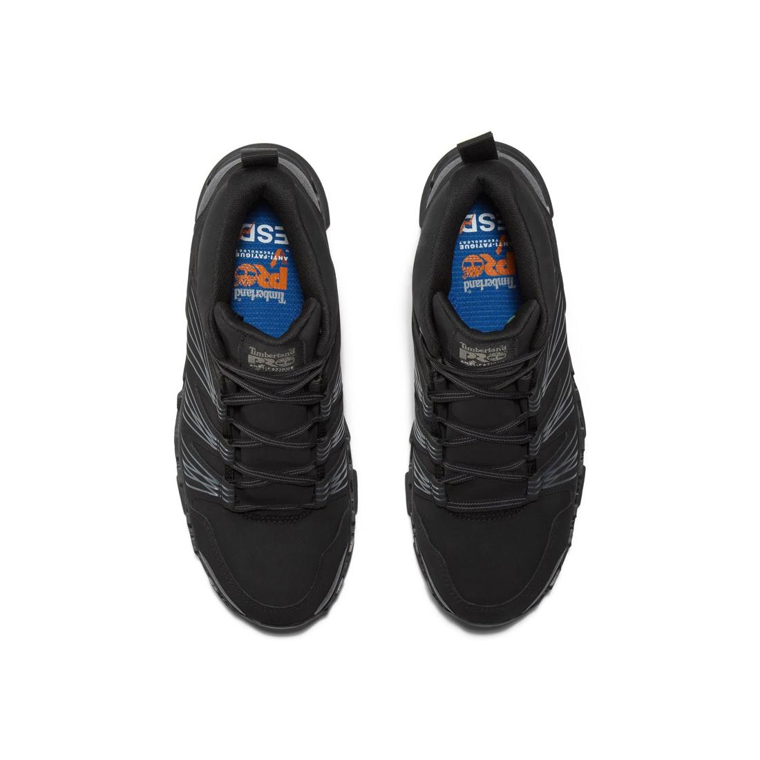 Timberland Pro Powertrain Alloy-Toe Work Boot Black Front-upper View