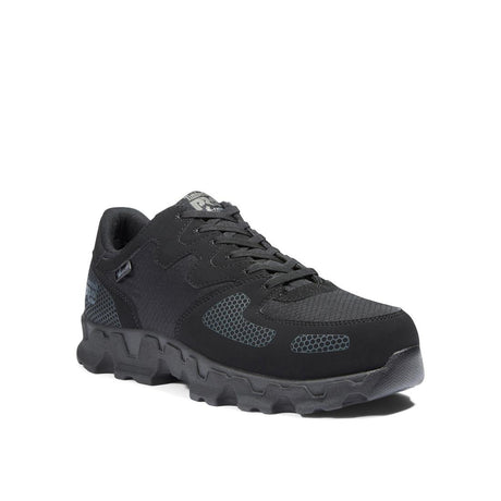 Timberland Pro Powertrain Alloy-Toe Work Shoe Black Medial View