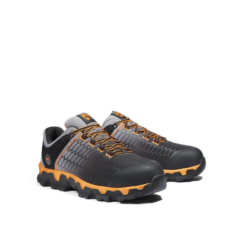 Timberland Pro Powertrain Sport Alloy-Toe Work Shoe Orange Detail View