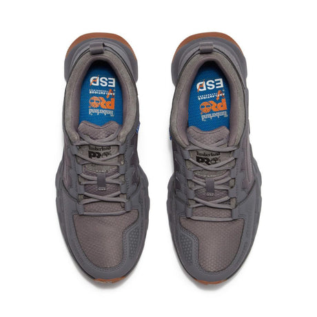 Timberland Pro Powertrain EV SD10 Composite Toe Work Shoes Grey Front-upper View