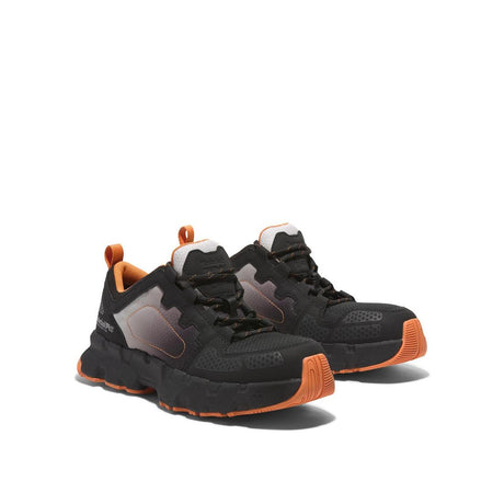 Timberland Pro Powertrain Ev Composite-Toe Work Shoe Gray Angled View