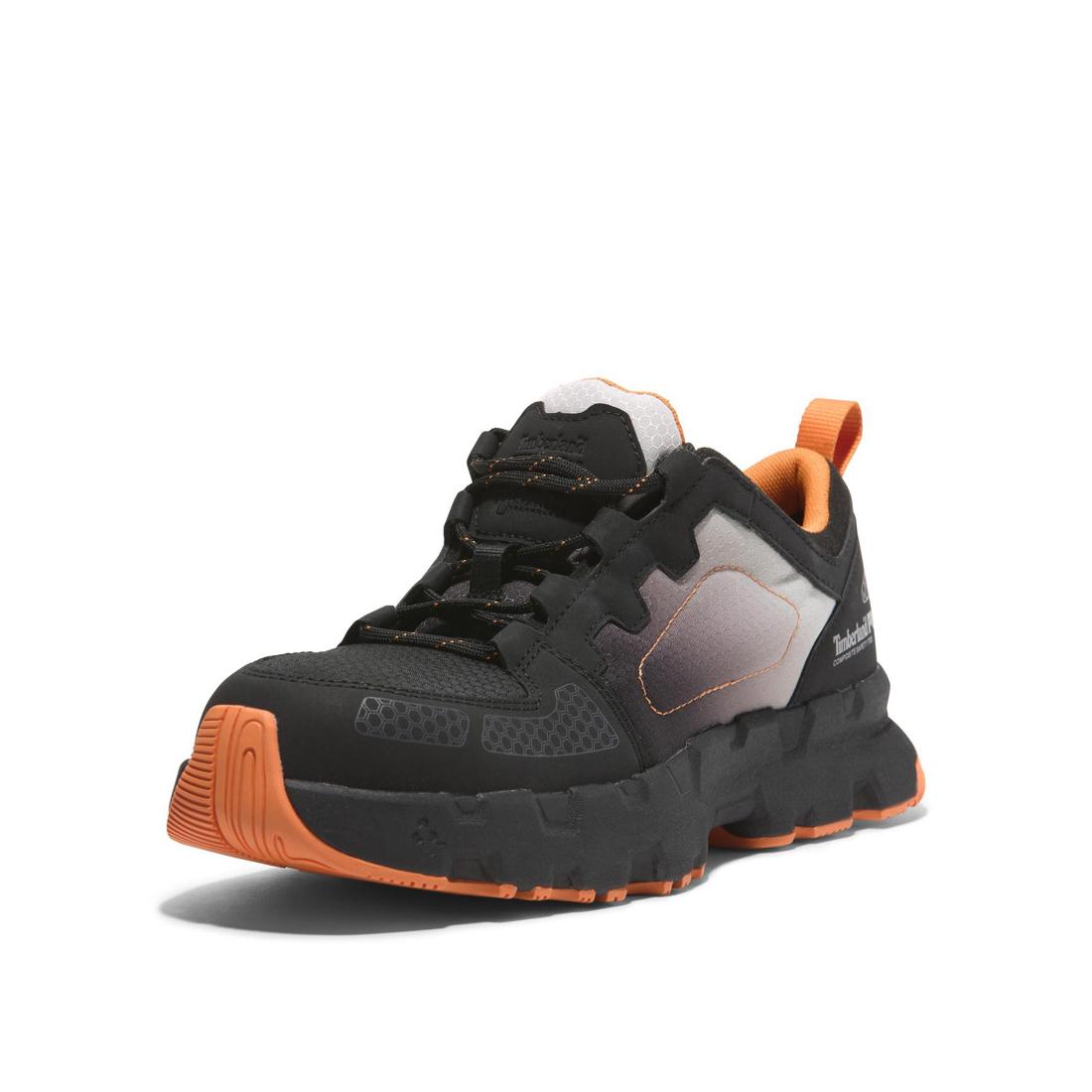 Timberland Pro Powertrain Ev Composite-Toe Work Shoe Gray Detail View