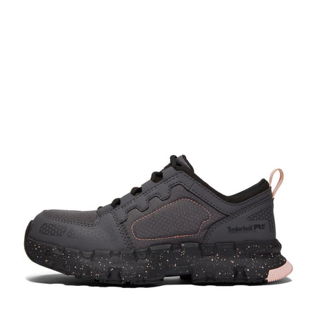Timberland Pro Powertrain EV SD10 Women’s Comp-Toe Work Shoes – Grey And Pink View