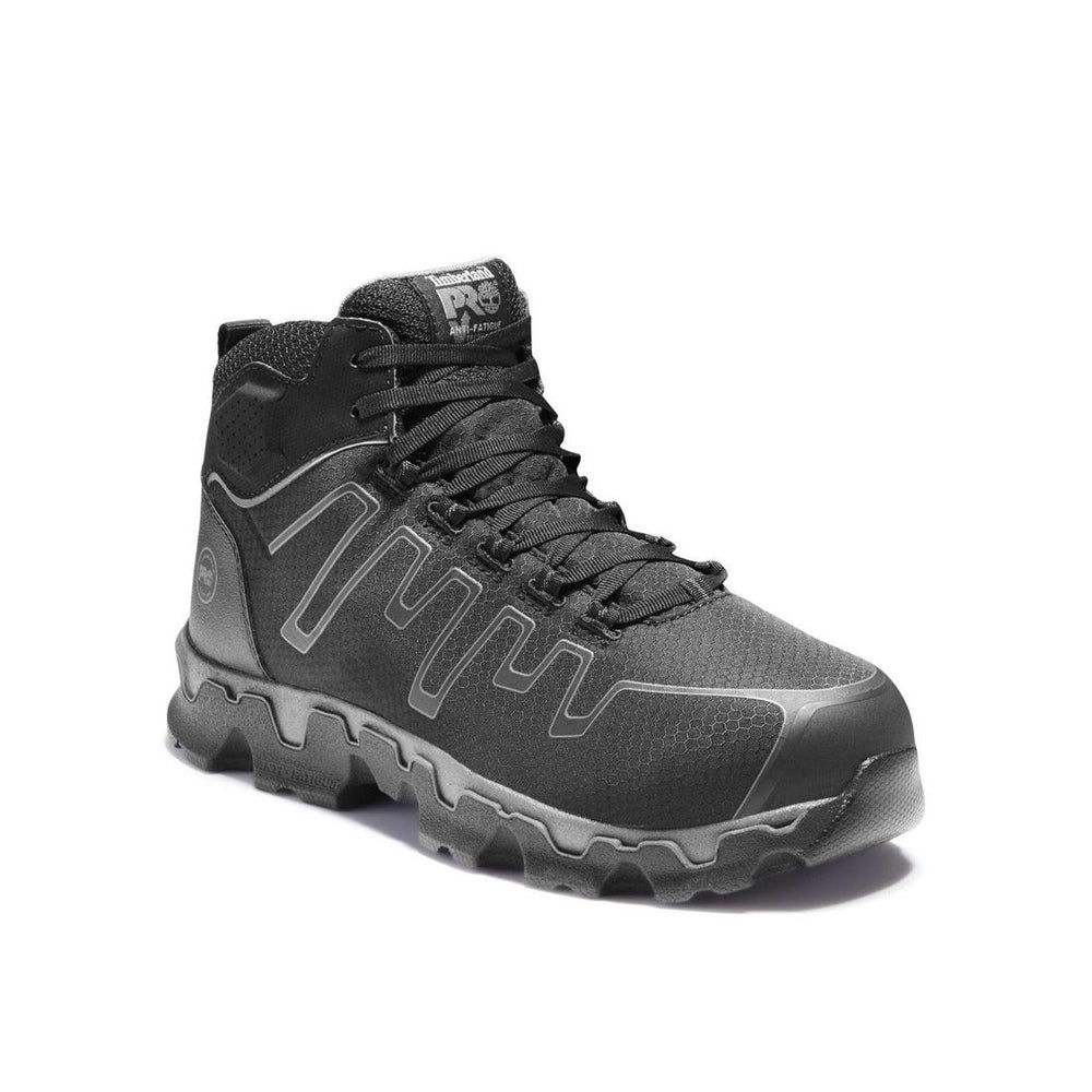Timberland Pro Powertrain Sport Alloy-Toe Work Boot Black Medial View