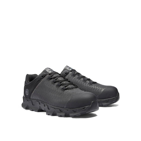 Timberland Pro Powertrain Sport Alloy-Toe Work Shoe Black Angled View