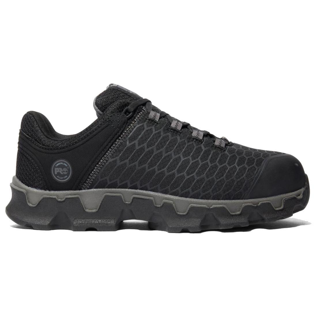 Timberland Pro Powertrain Sport Alloy-Toe Work Shoe Sd35 Black Profile View