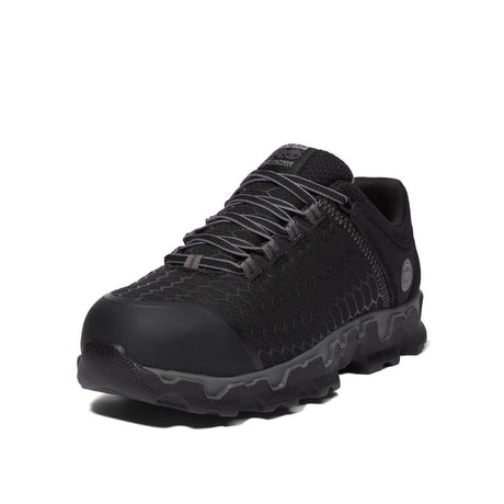 Timberland Pro Powertrain Sport Alloy-Toe Work Shoe Black/Grey Detail View