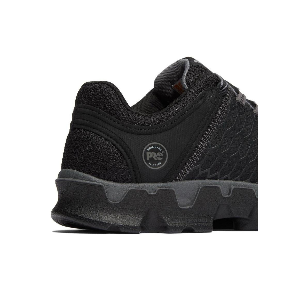 Timberland Pro Powertrain Sport Alloy-Toe Work Shoe Black/Grey View