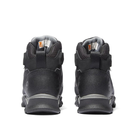 Timberland Pro Powertrain Sport Alloy-Toe Met Guard Work Boot Black Heel-Back View