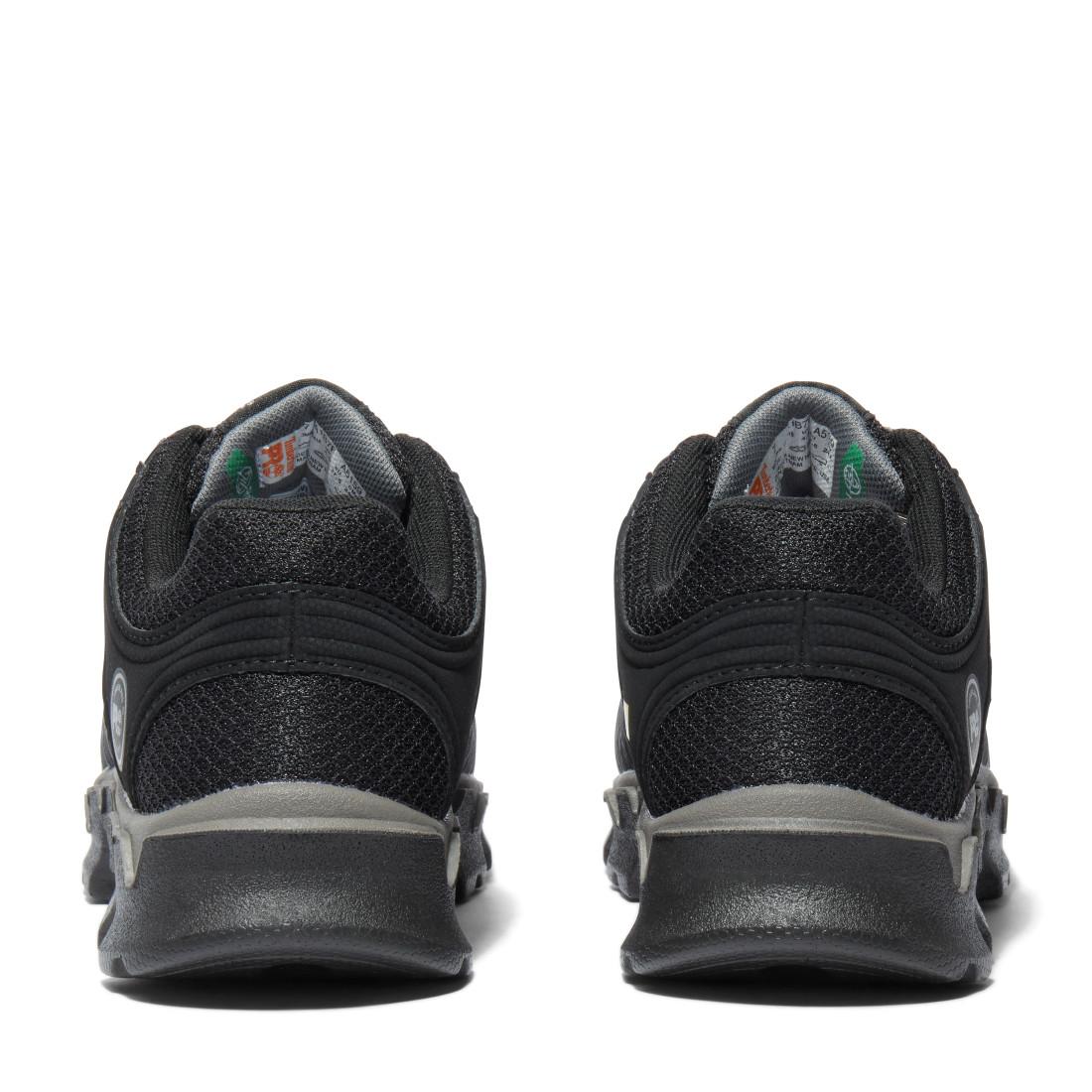 Timberland Pro Powertrain Sport SD35 Women’s Alloy Toe Work Shoes – Black Heel-Back View