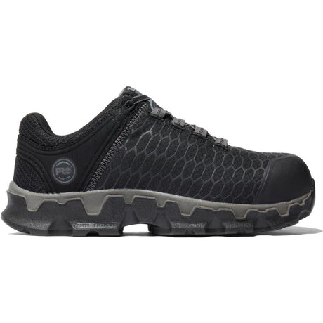 Timberland Pro Powertrain Sport SD35 Women’s Alloy Toe Work Shoes – Black Profile View