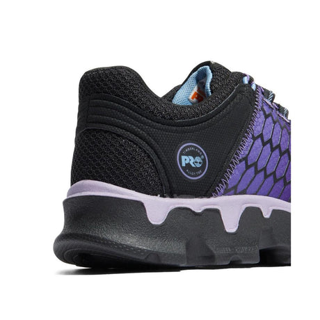 Timberland Pro Women's Powertrain Sport Alloy-Toe Work Shoe Black/Purple View