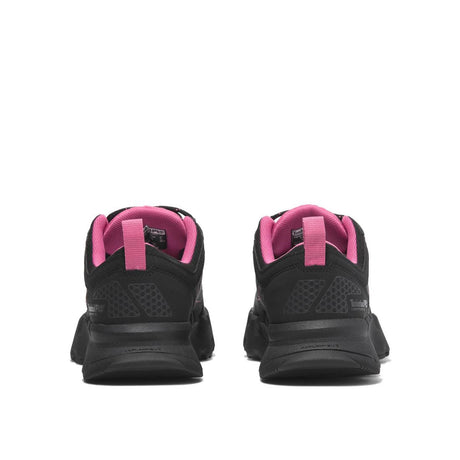 Timberland Pro Women's Powertrain Ev Composite-Toe Work Shoe Black Heel-Back View