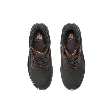 Timberland Pro Powerwelt 6 Inch Steel-Toe Waterproof Work Boot Brown Front-upper View
