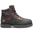 Timberland Pro Powerwelt 6 Inch Steel-Toe Waterproof Work Boot Brown Profile View