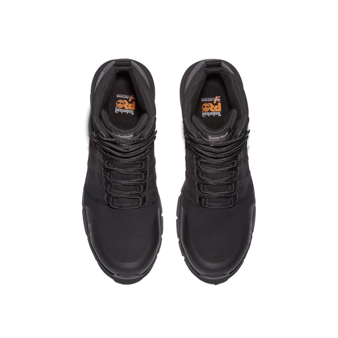 Timberland Pro Radius Composite-Toe Work Boot Black Front-upper View