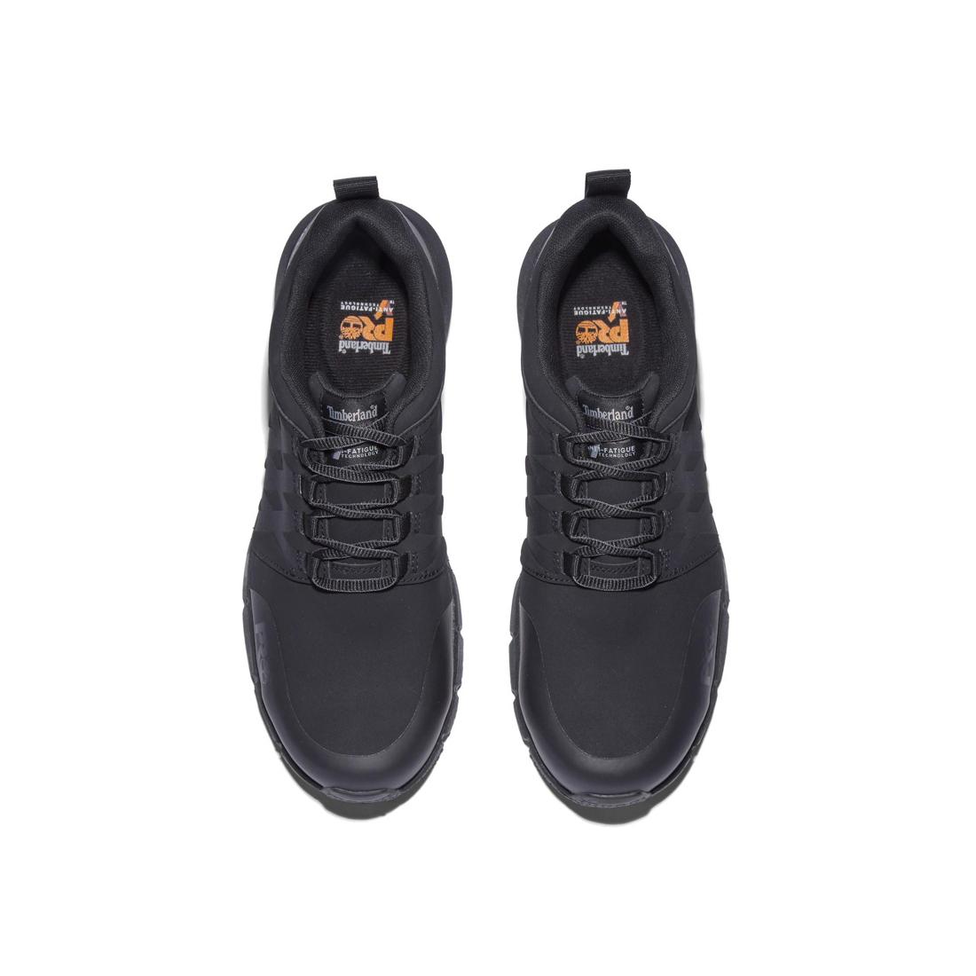 Timberland Pro Radius EH Composite-Toe Work Shoe Black Front-upper View