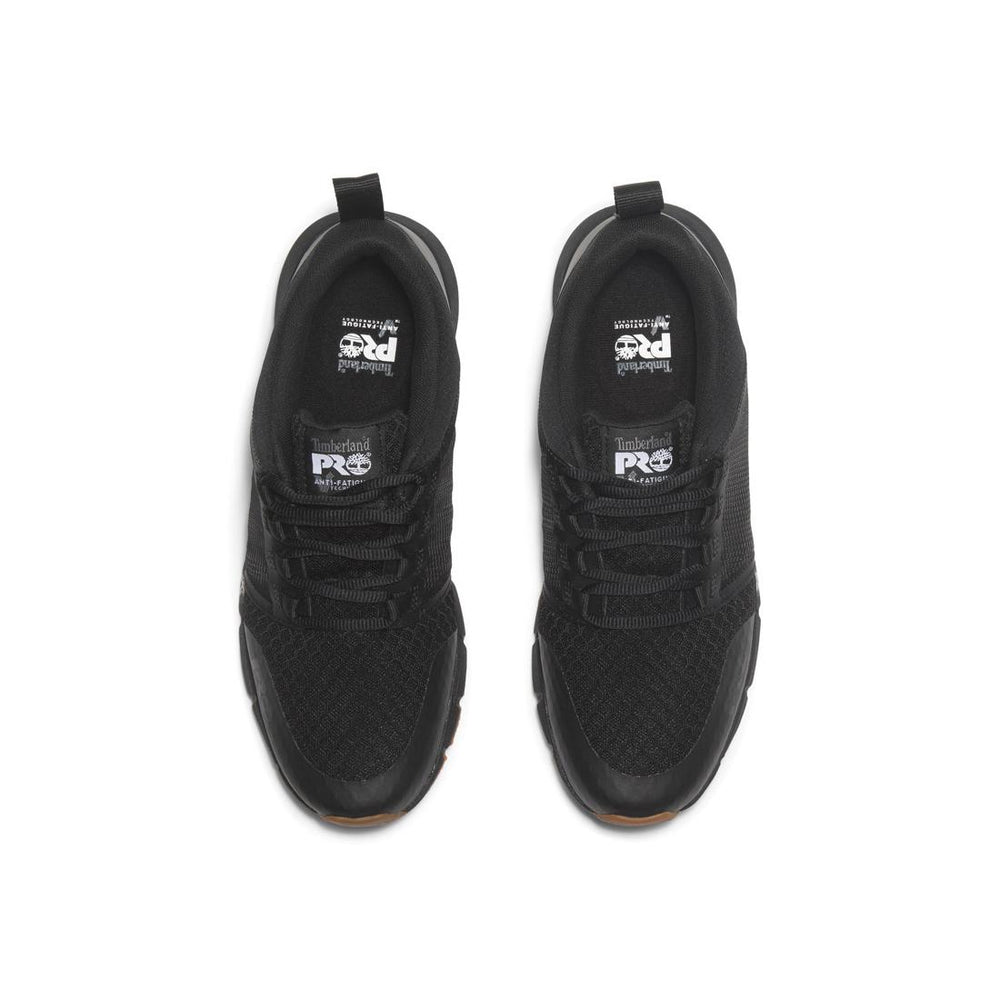 Timberland Pro Radius Soft-Toe Shoe Black Front-upper View