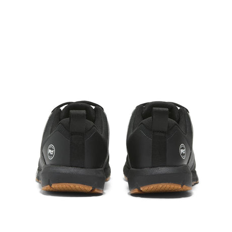 Timberland Pro Radius Soft-Toe Shoe Black Heel-Back View