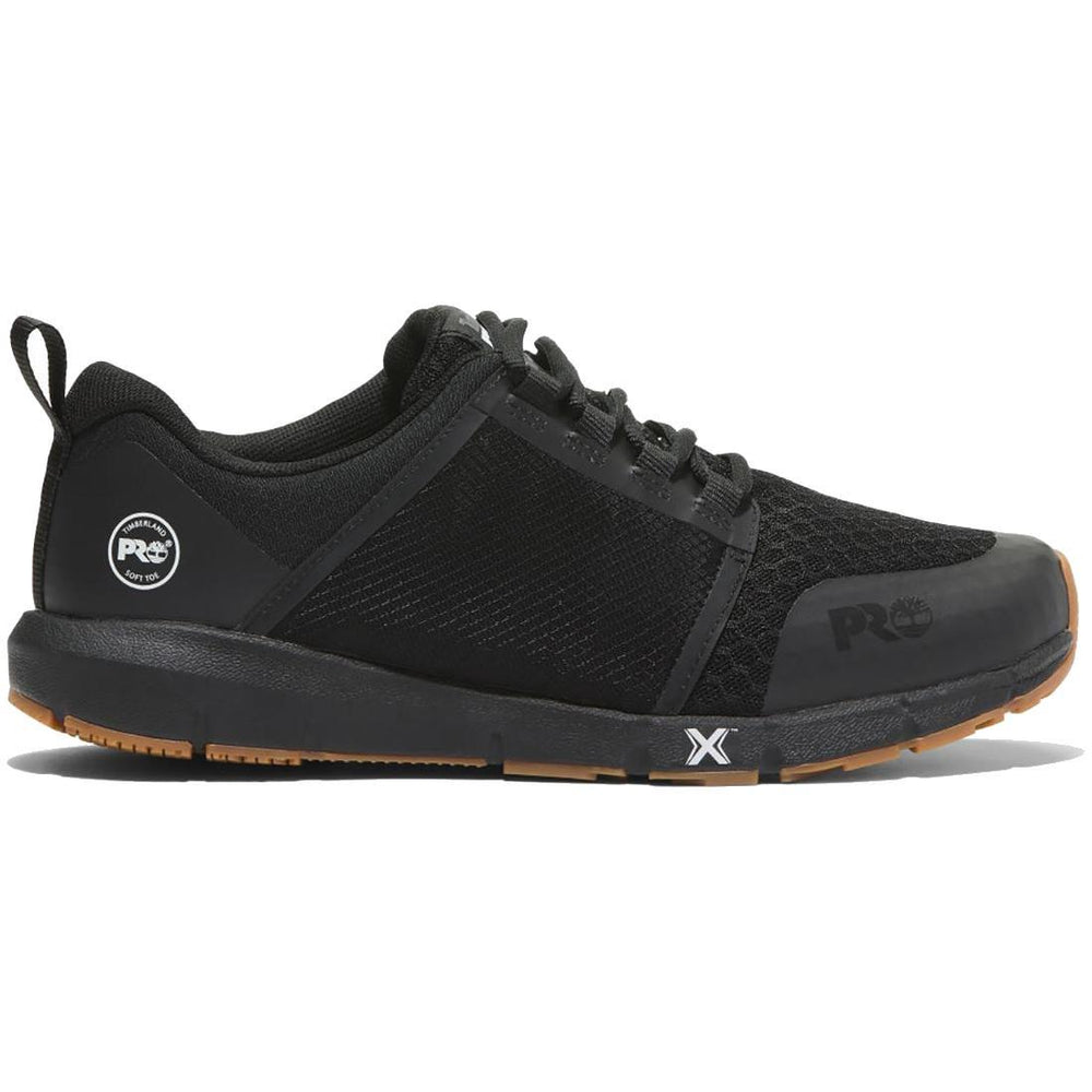 Timberland Pro Radius Soft-Toe Shoe Black Profile View