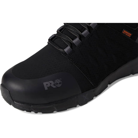 Timberland Pro Radius Mid Img Composite-Toe Work Boot Mid Black Angled View