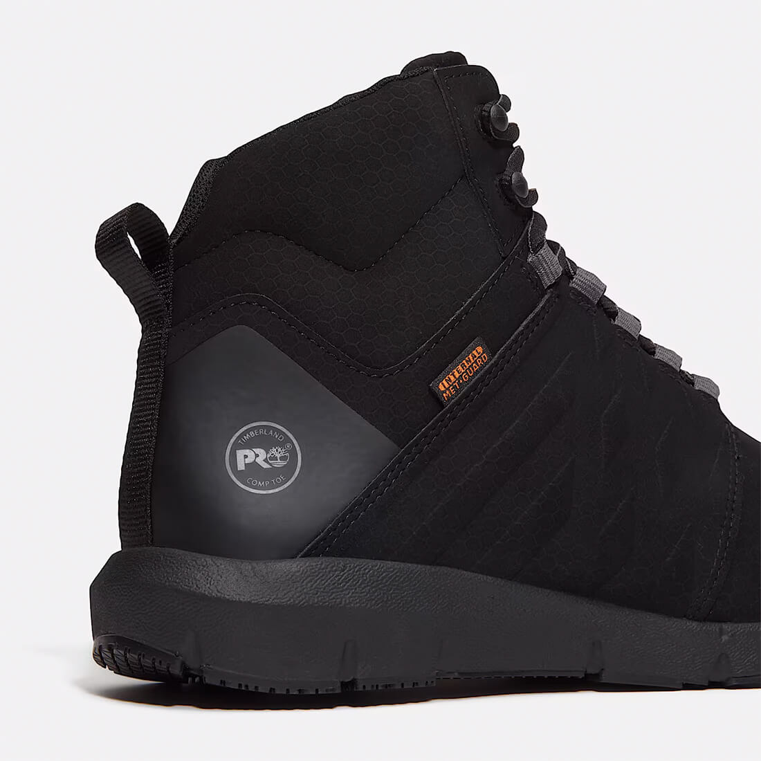 Timberland Pro Radius Mid Img Composite-Toe Work Boot Mid Black Detail View