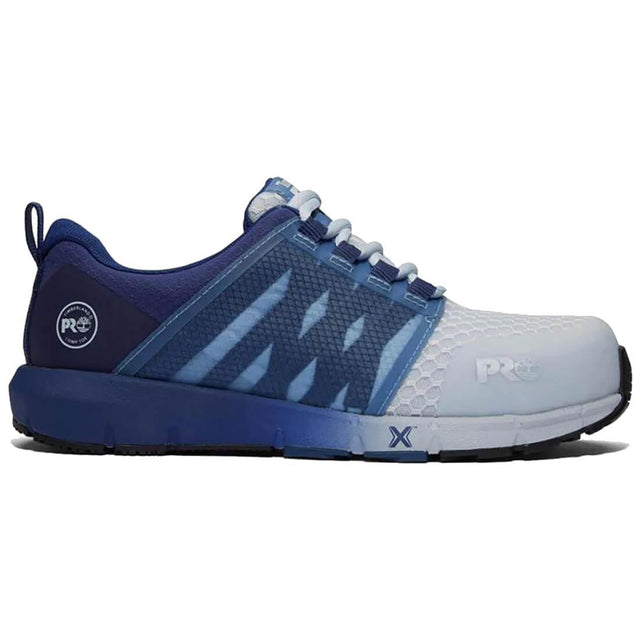 Timberland Pro Women's Radius Composite-Toe Work Shoe Blue Profile View
