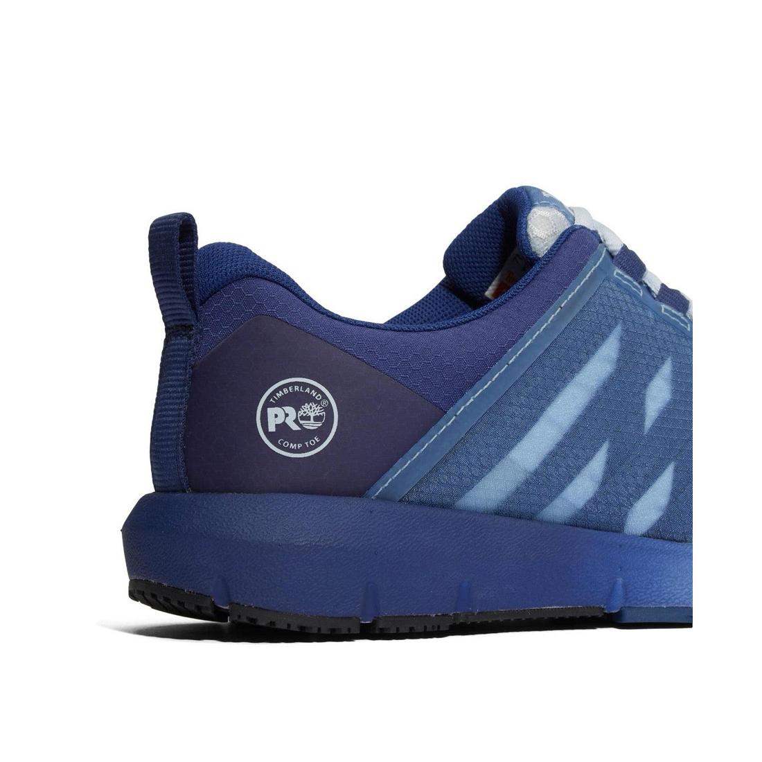 Timberland Pro Women's Radius Composite-Toe Work Shoe Blue View