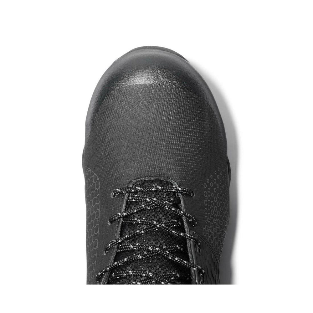 Timberland Pro Ridgework Composite-Toe Waterproof Work Boot Black Front-upper View