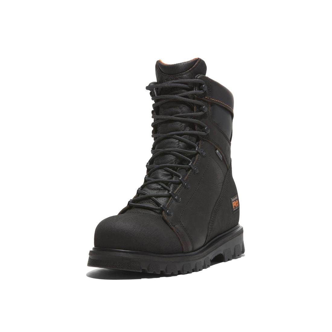 Timberland Pro Rigmaster 8 Inch Steel-Toe Waterproof Work Boot Brown Detail View