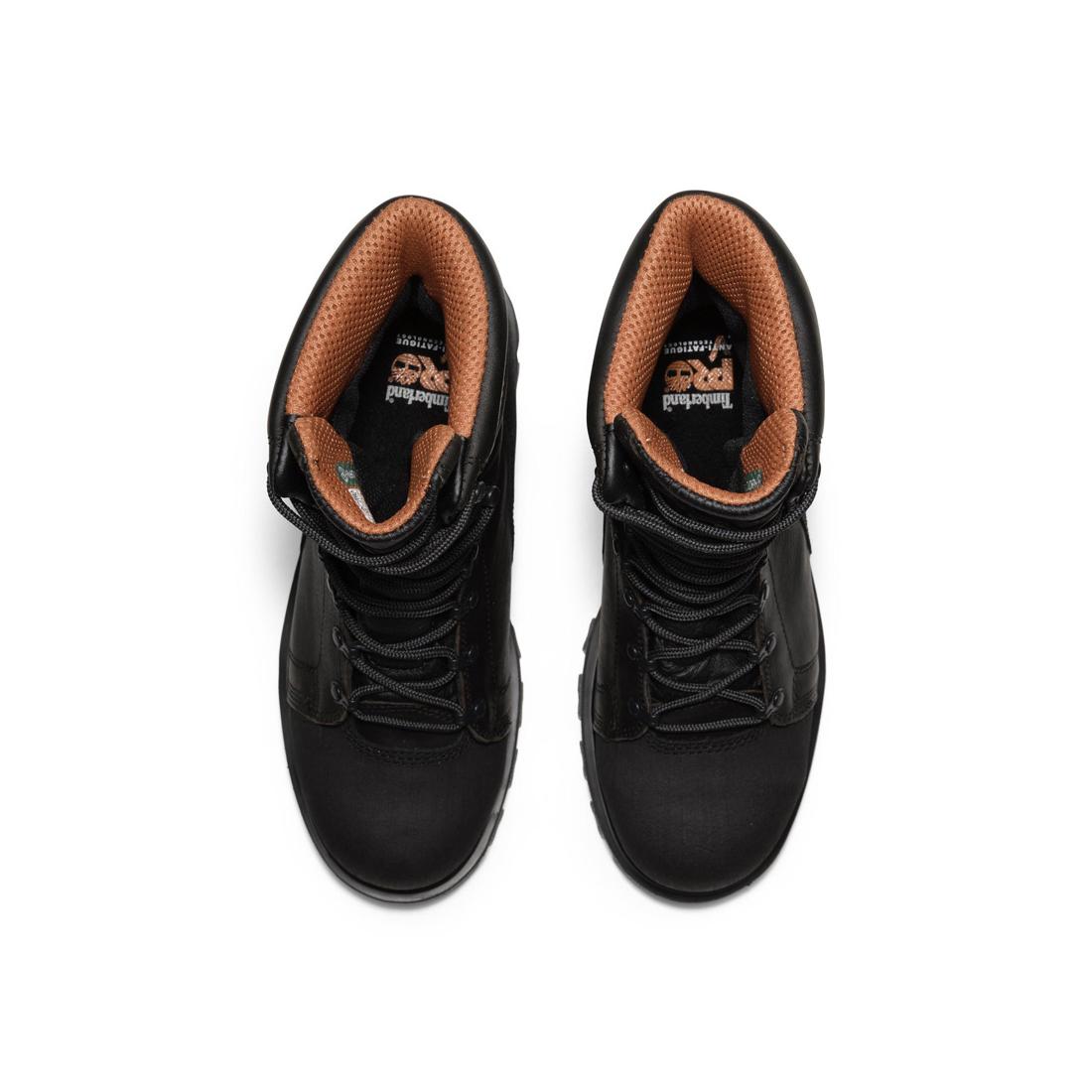 Timberland Pro Rigmaster 8 Inch Steel-Toe Waterproof Work Boot Brown Front-upper View