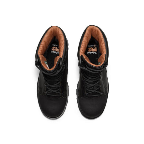 Timberland Pro Rigmaster 8 Inch Steel-Toe Waterproof Work Boot Brown Front-upper View