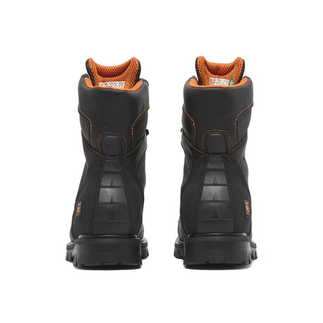 Timberland Pro Rigmaster 8 Inch Steel-Toe Waterproof Work Boot Brown Heel-Back View