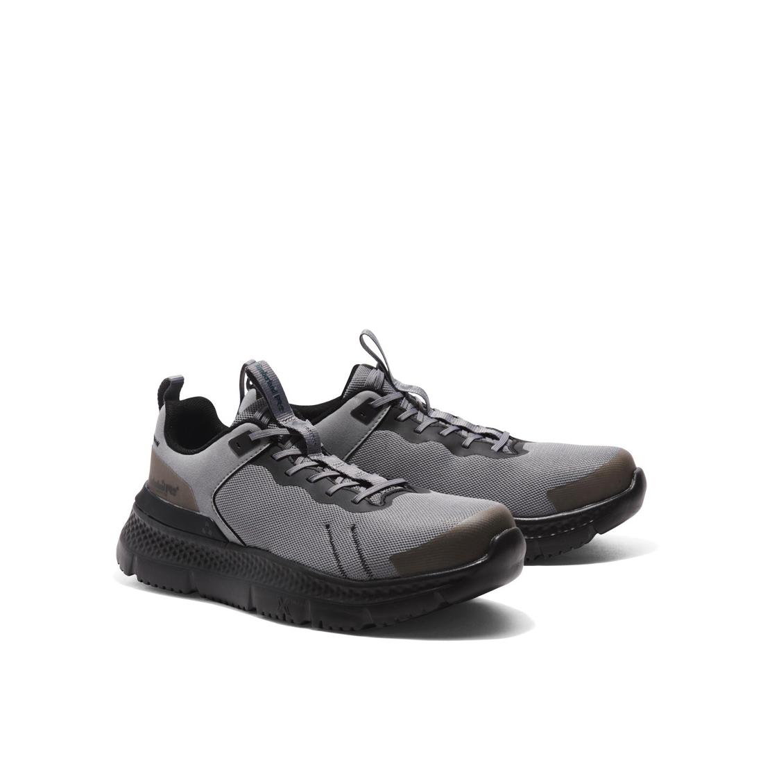 Timberland Pro Setra Composite-Toe Work Shoe Grey Angled View
